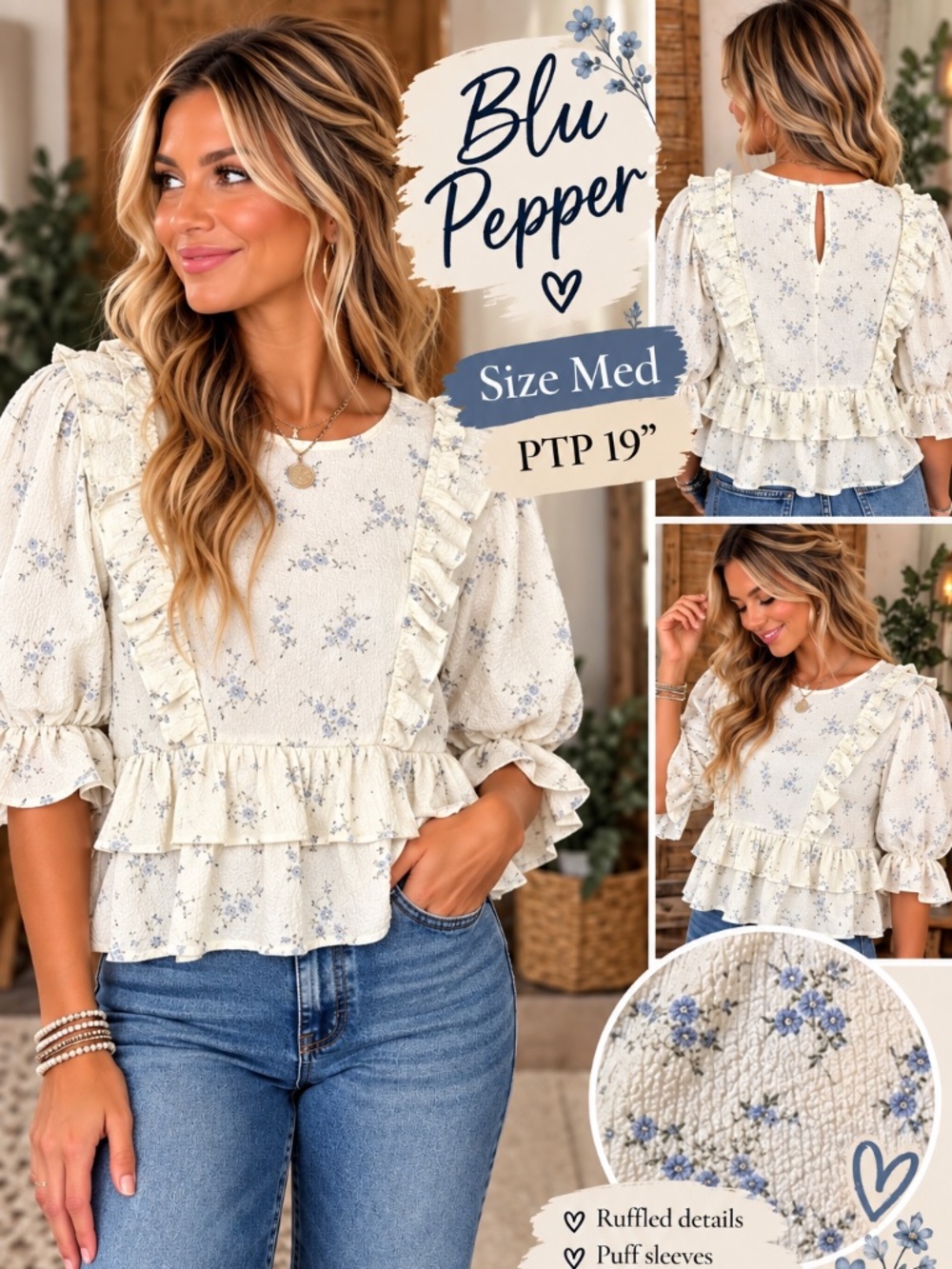 Blu Pepper Size Medium